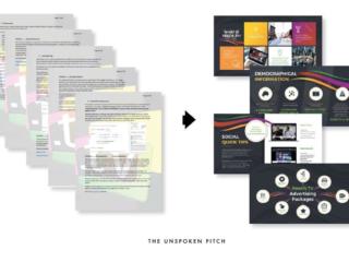 CASE STUDY: 50 pages document into 20 slides