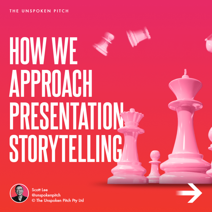 How we approach Presentation Storytelling The Unspoken Pitch