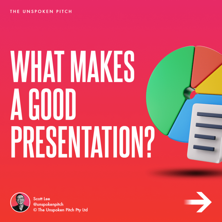 what makes a good presentation video